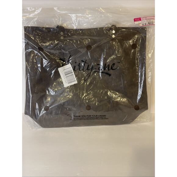 Thirty One Bag Around Town Tote | Chestnut Distressed Pebble | NEW with Tags Bag - Picture 2 of 10